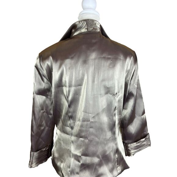 Joseph Ribkoff Gold Blazer Jacket Size 10 - Picture 4 of 7